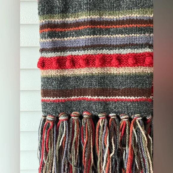 Vintage J.Jill Extra Long Wool Scarf - Picture 2 of 3
